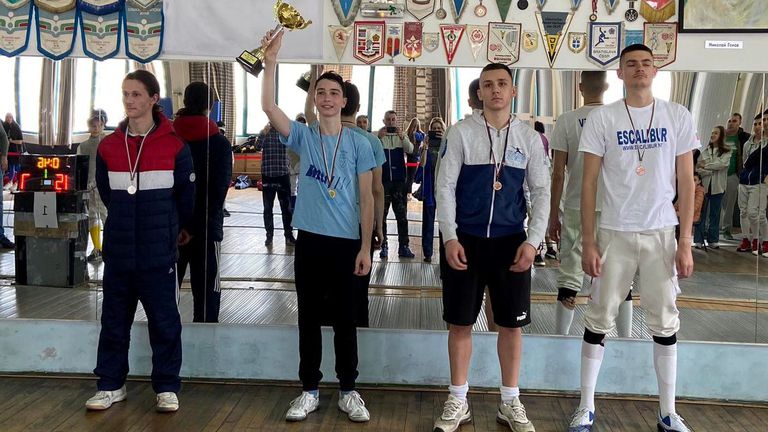 Данаил Полишев от Пловдив БГ и Силвия Бажлекова от Ескалибур