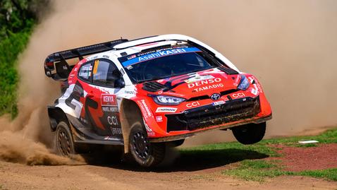  Такамото Кацута ликува с първата си победа в WRC след триумф в адското рали 