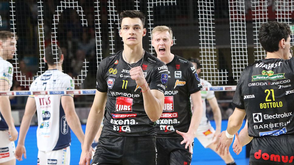 Супер Алекс Николов с 19 точки, Лубе на победа от полуфинал в Италия