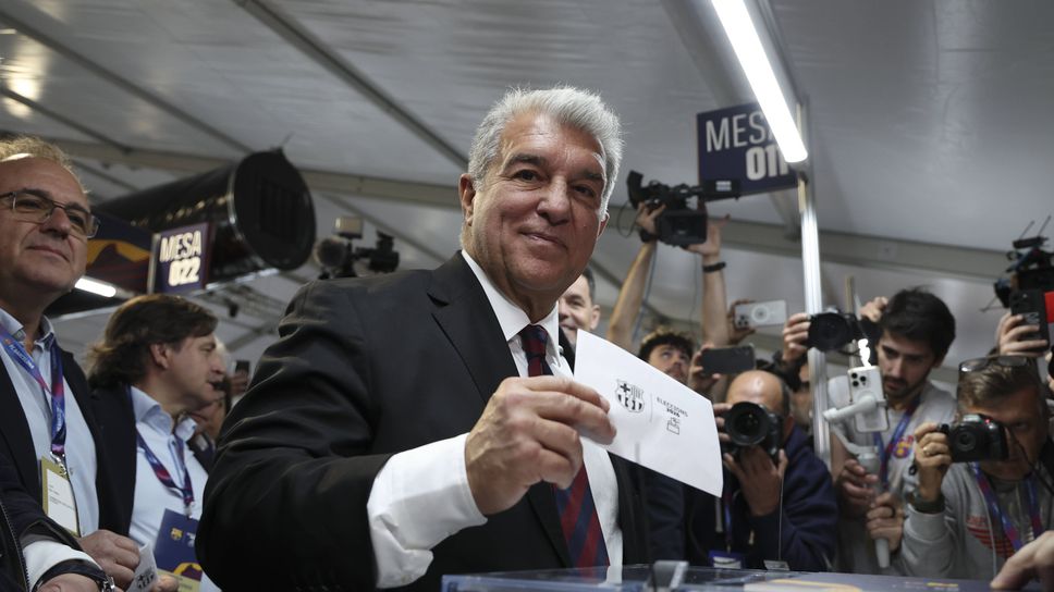 Лапорта гласува за президент, куриоз с Тер Стеген