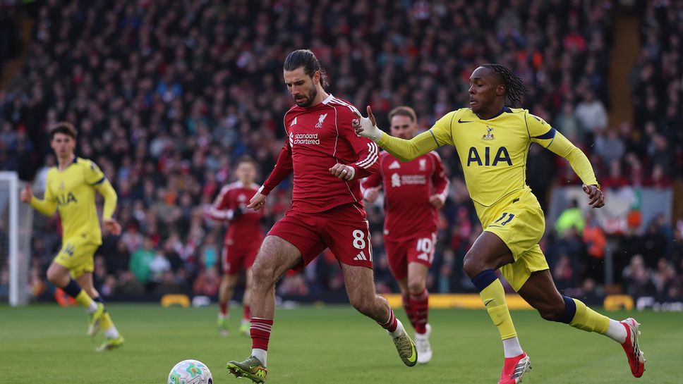 Ливърпул 1:0 Тотнъм, Собослай откри резултата