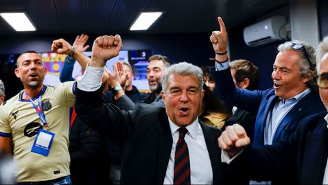 Лапорта остава начело на Барселона след разгромна победа на изборите