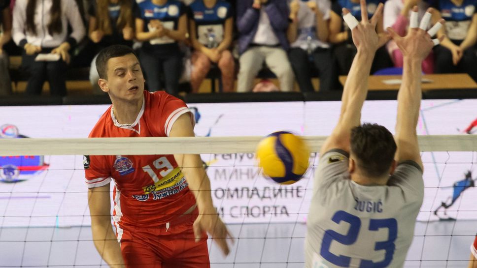 Радослав Парапунов с 15 точки, Войводина загуби финал №3 в Суперлигата на Сърбия 🏐