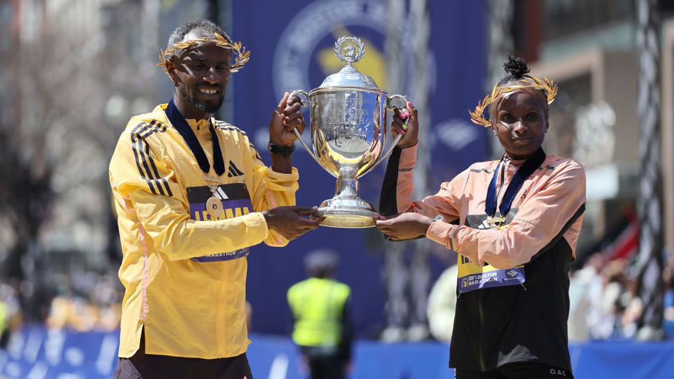 Етиопецът Сисай Лема спечели маратона в Бостън, кенийката Хелън Обири победи при жените