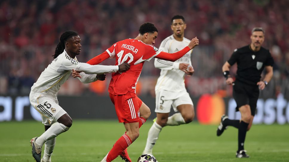 Байерн 2:3 Реал Мадрид, червен картон за Камавинга