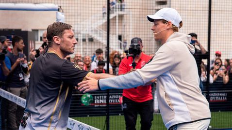  Синер и Тоти поиграха падел във 