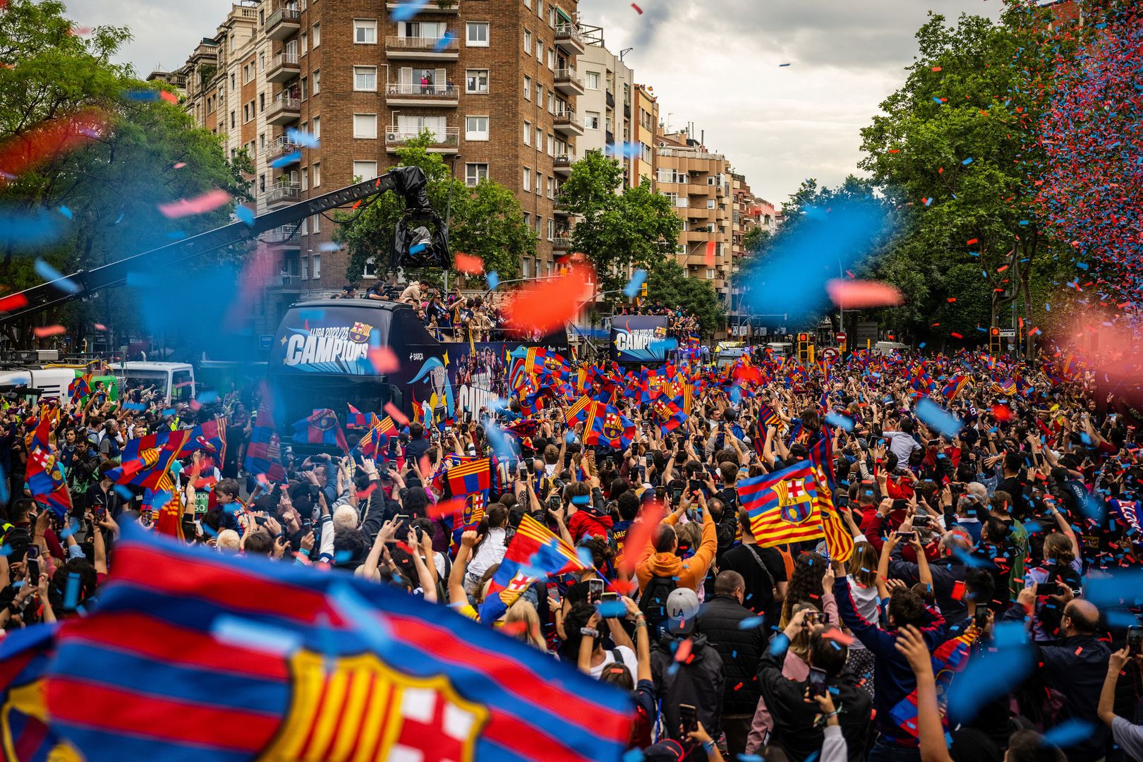 Шампионският парад на Барселона