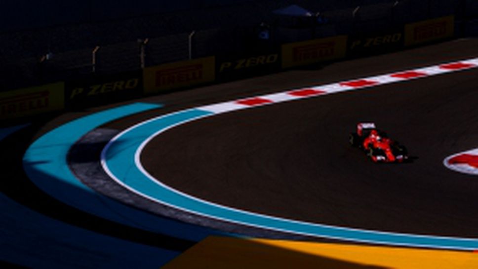 Тренировки за Гран при на Абу Даби