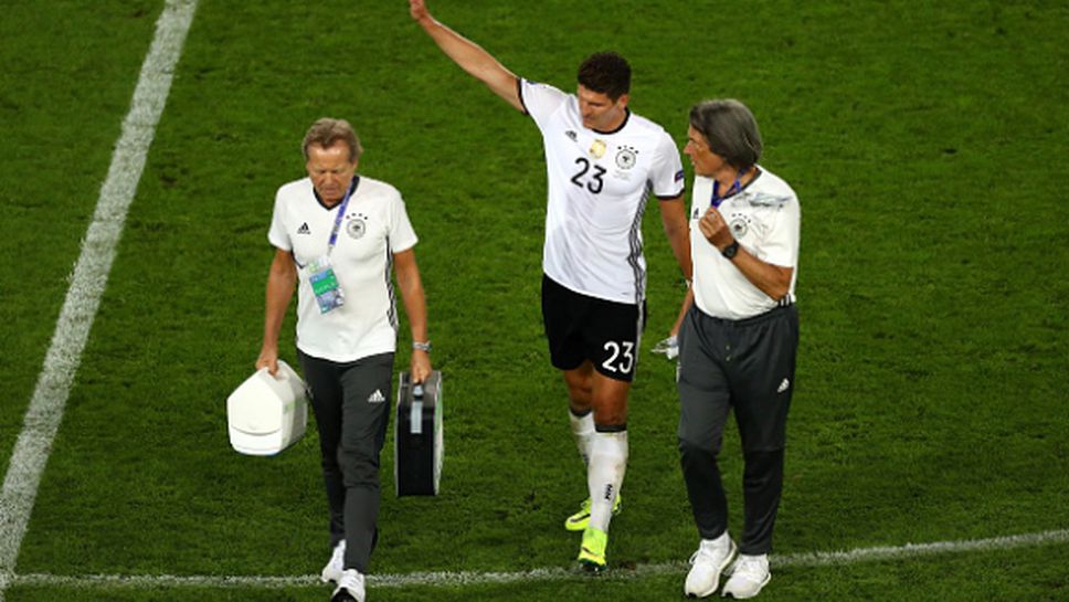 Марио Гомес аут до края на Евро 2016
