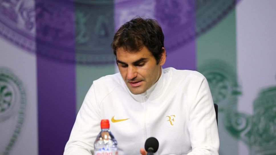 Федерер: Не мога да повярвам, че направих две поредни двойни грешки, необяснимо е (видео)
