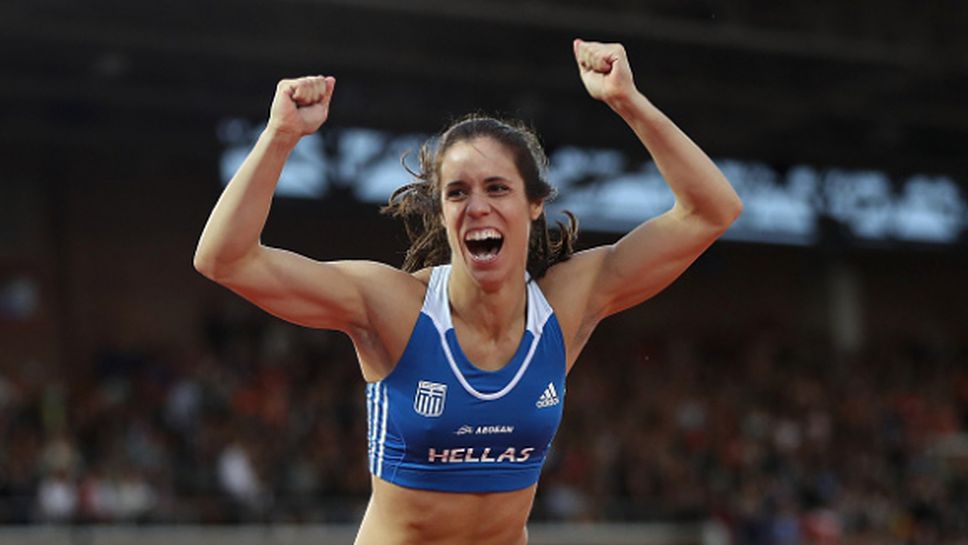 Гъркиня триумфира на овчарски скок