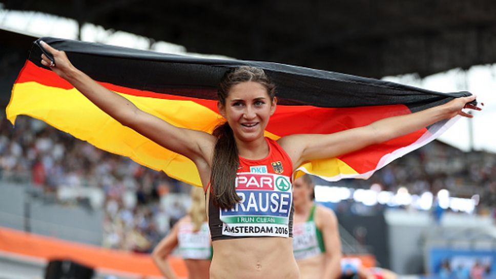 Германка триумфира убедително в бягането на 3000 метра стипълчейз на Европейското