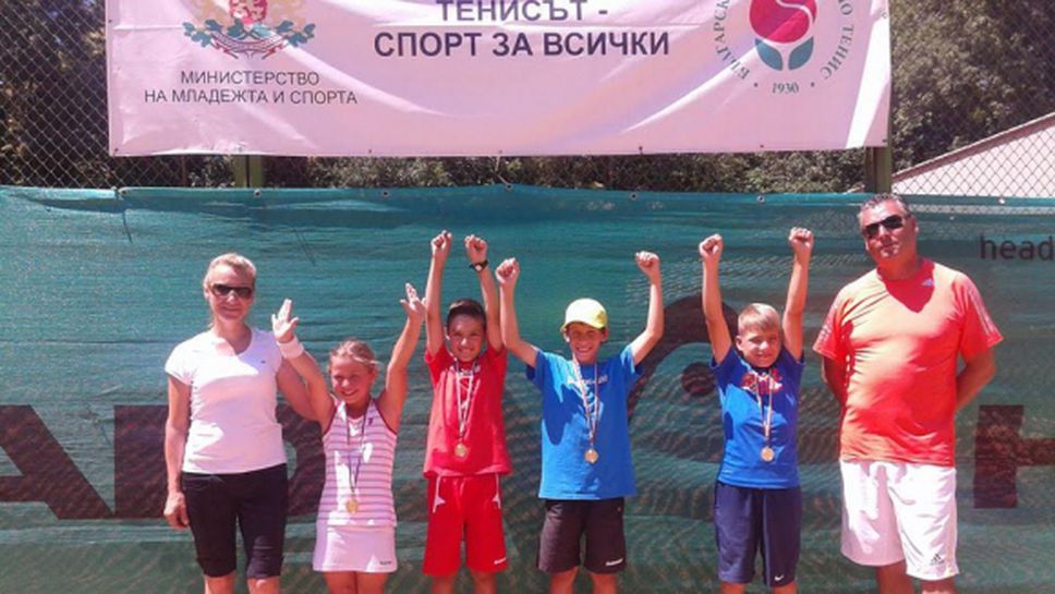 Тенис талантите на СК "Тича" Варна станаха отборни шампиони