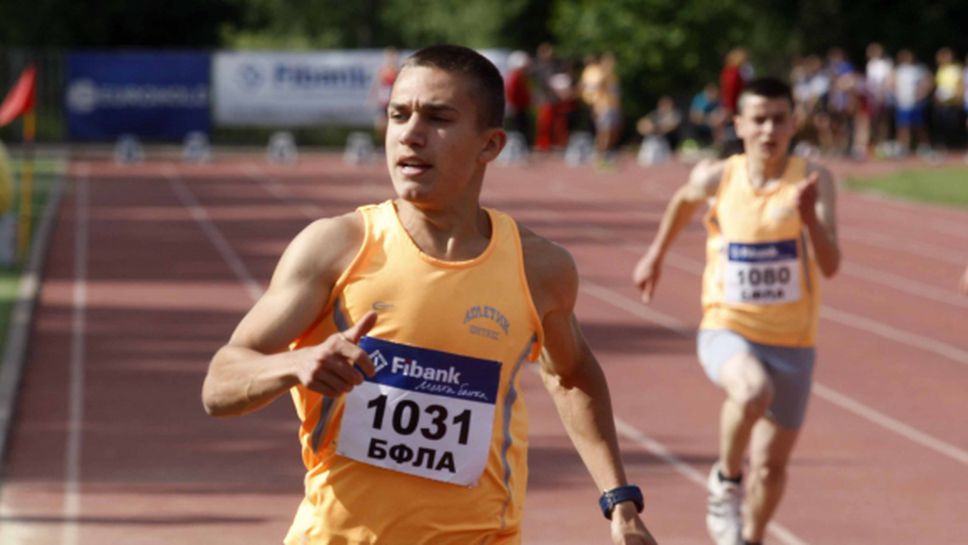 Антонио Иванов се класира за полуфиналите на 100 метра на европейското