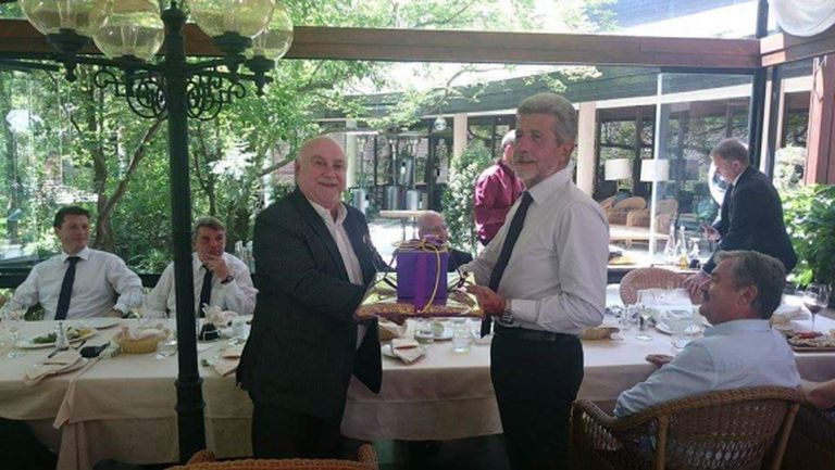 Левски даде официален обяд за Марибор