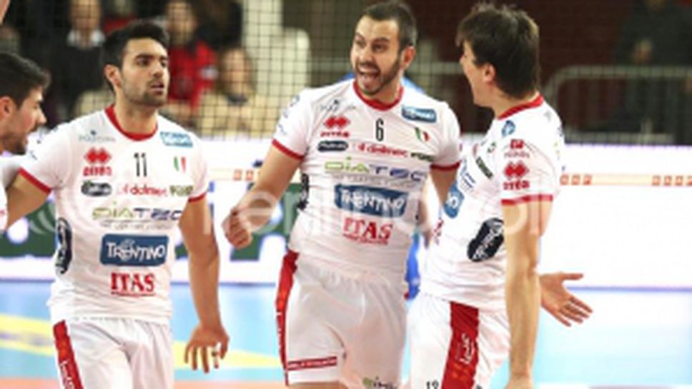 Страхотен Георги Братоев донесе победа №300 на Тренто в ерата “Радостин Стойчев”