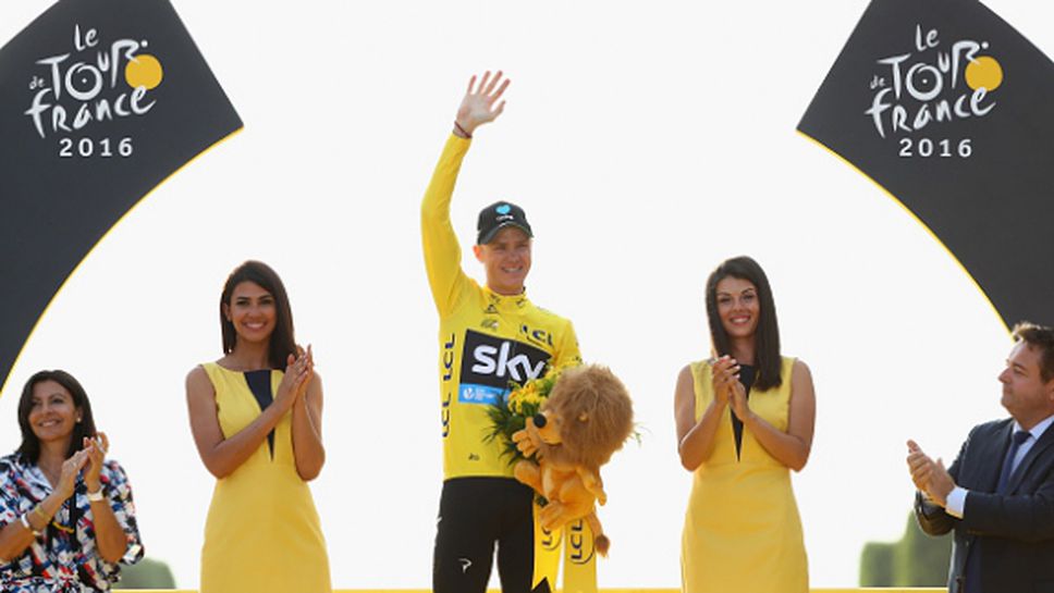 Шампанско и бира за победителя в Тур дьо Франс