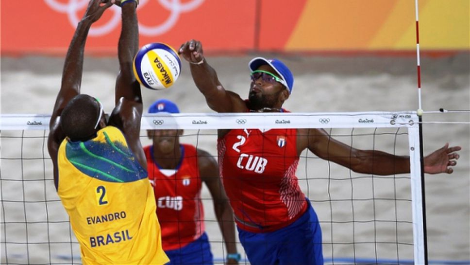 Кубинци изненадаха бразилци в плажния волейбол в Рио