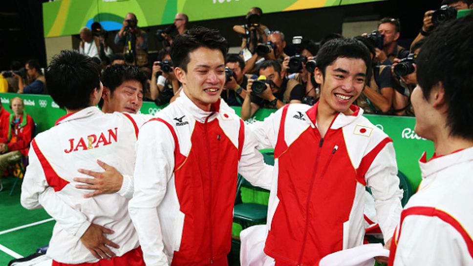 Япония спечели отборната титла по спортна гимнастика за мъже
