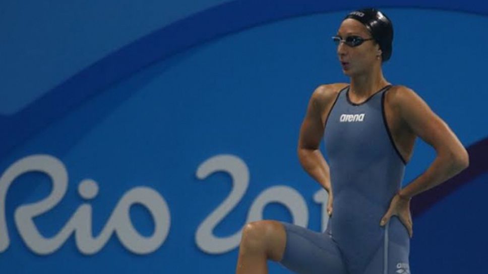Нина Рангелова приключи участието си в Рио с 31-о място на 100 метра свободен стил