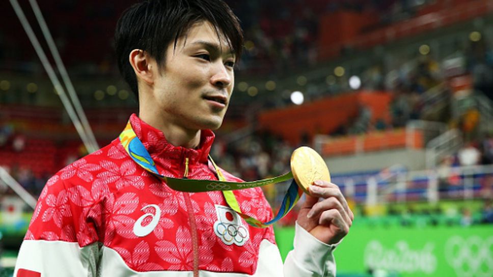 Кохей Учимура защити титлата си в многобоя по спортна гимнастика