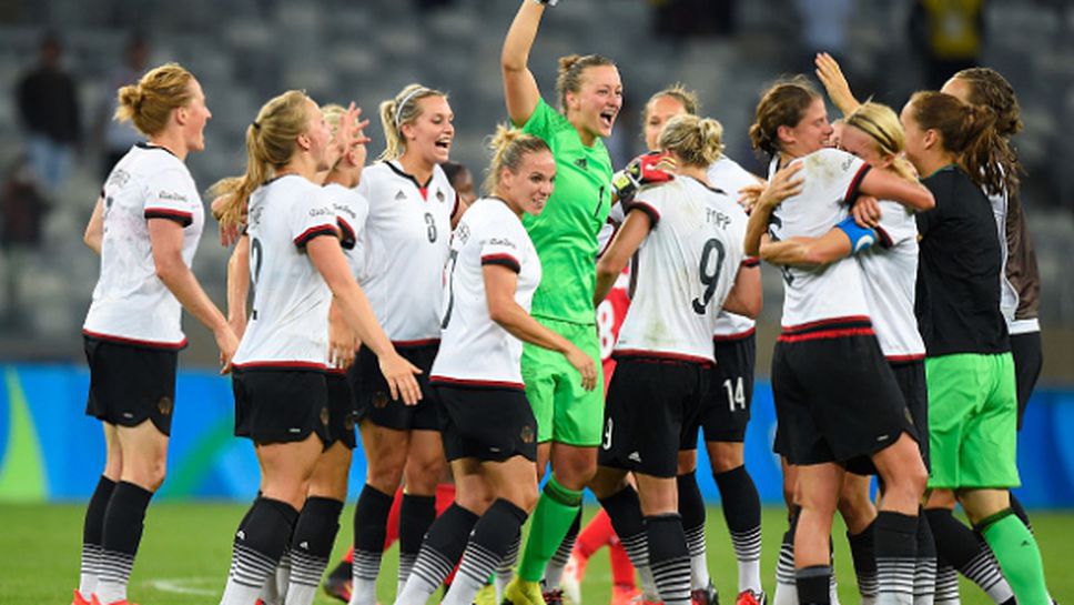 Германия ще спори с Швеция за златото във футболния турнир при жените