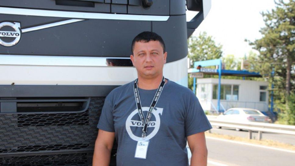 Стефан Памуклийски, шампионът по икономично шофиране на камиони, е на "Хунгароринг"