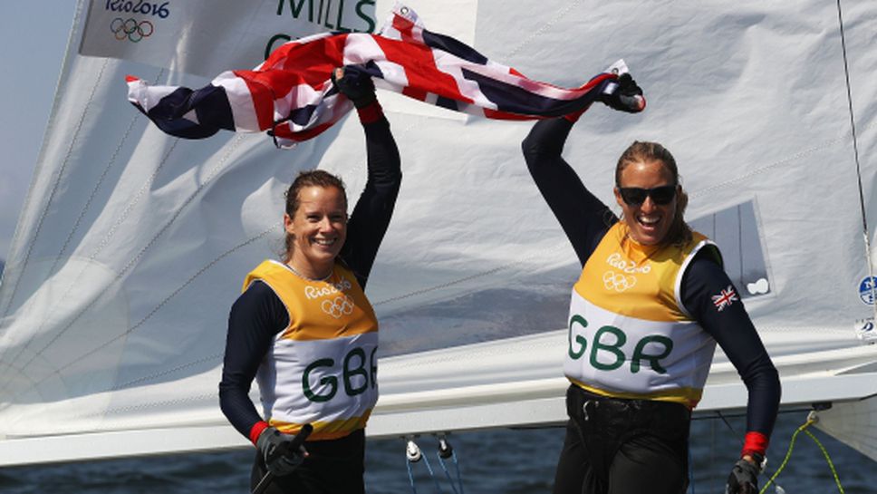 Британски екипаж взе второ злато във ветроходството за страната си на Олимпиадата