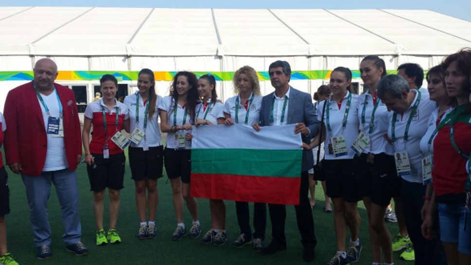 Президентът Плевнелиев се срещна с българските олимпийци в Рио