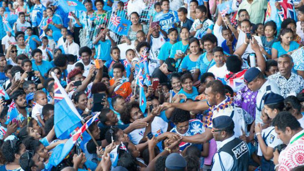 Ръгбистите на Фиджи посрещнати като национални герои