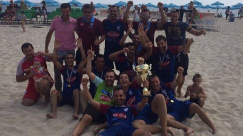 МФК Спартак (Варна) спечели титлата по плажен футбол