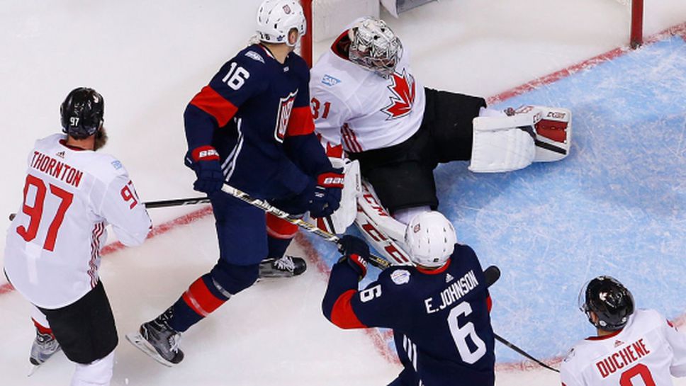 Тимът на САЩ отпадна безславно на Световната купа по хокей на лед
