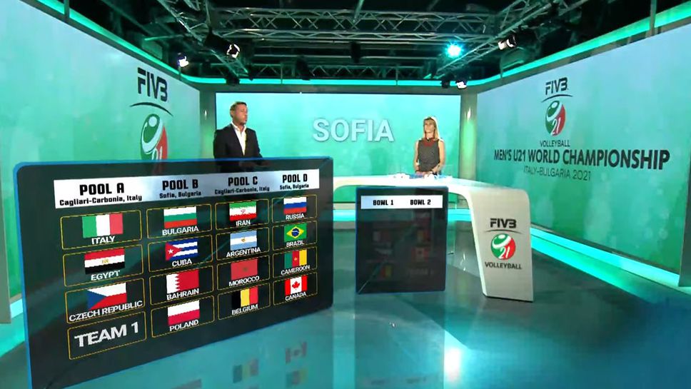 България излиза срещу Куба, Бахрейн и Полша на СП U21 в София! 🤩🏐💪