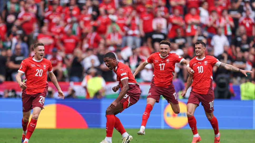 Унгария 0:1 Швейцария, нападател на Лудогорец откри резултата