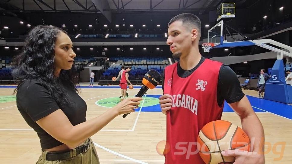 Гавалюгов пред Sportal.bg: От дете мечтая да съм в националния отбор, нямам търпение да се уча от Умоджа Гибсън