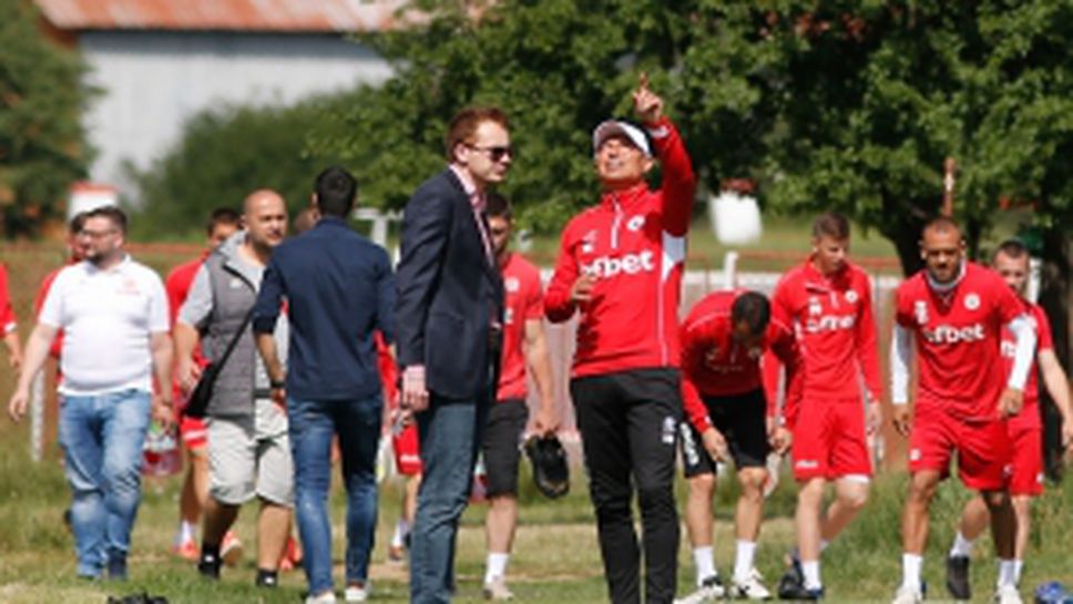 Красимир Балъков с първа тренировка на начело на ЦСКА 1948