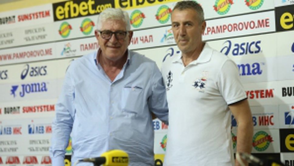 Николай Тодоров - Кайзера и Георги Велинов преди вечното дерби