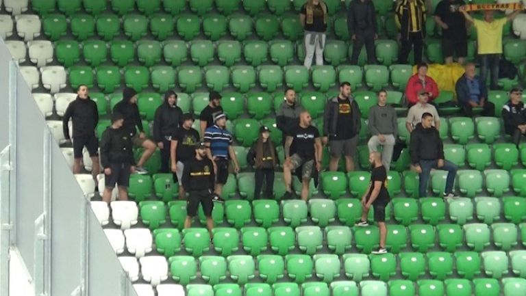 Малкото, но верни фенове на Ботев (Пд), дошли в Разград