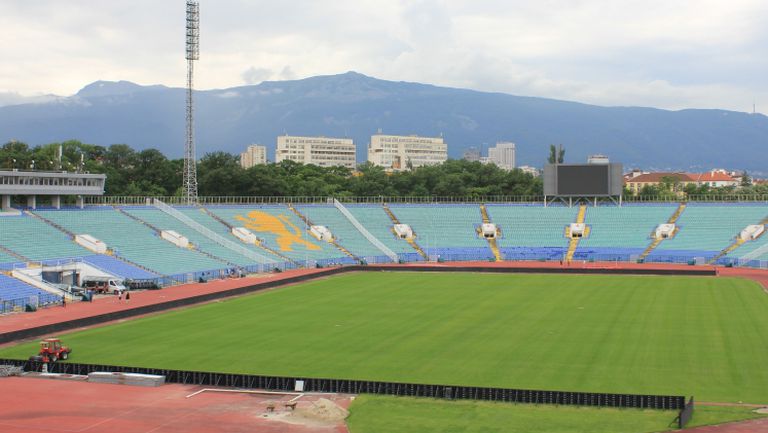 Стадион "Васил Левски" е готов да приеме ЦСКА-София - Левски в събота