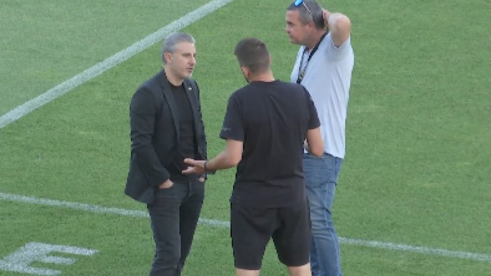 Павел Колев е на стадион "Берое", за да наблюдава мача на Левски със старозагорци