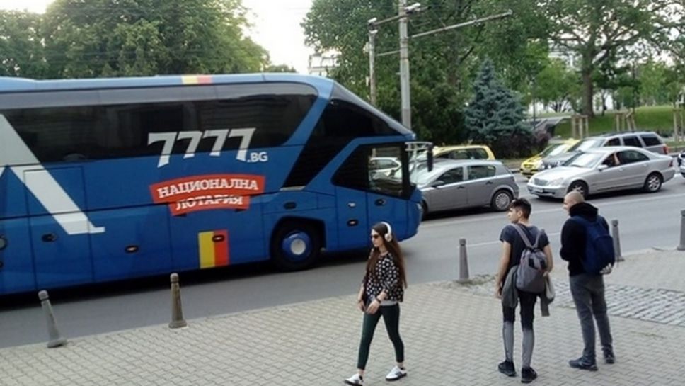ПТП в центъра на София заради автобуса на Левски преди дербито