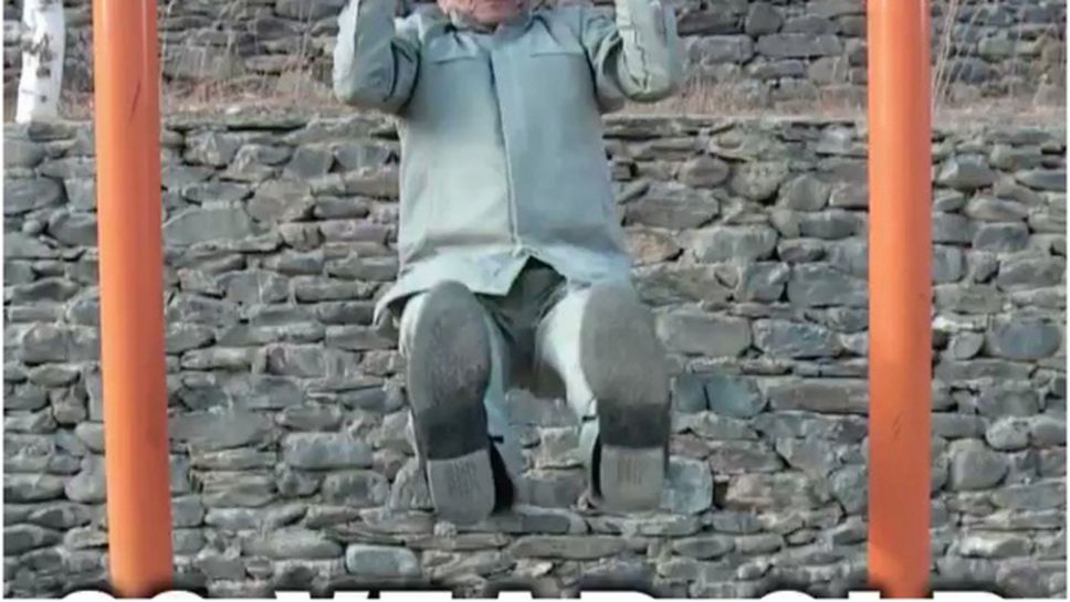 90-годишен дядо от Дагестан е машина (видео)