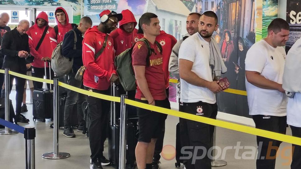 ЦСКА прелетя Ламанша и вече е в Лондондери