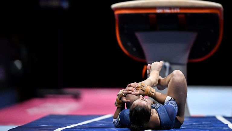 Националката по спортна гимнастика Валентина Георгиева е със скъсана предна