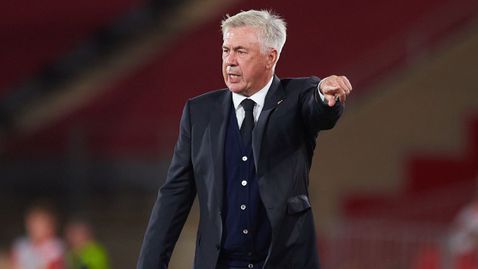  Анчелоти похвали Азар и изясни слабата игра преди почивката 