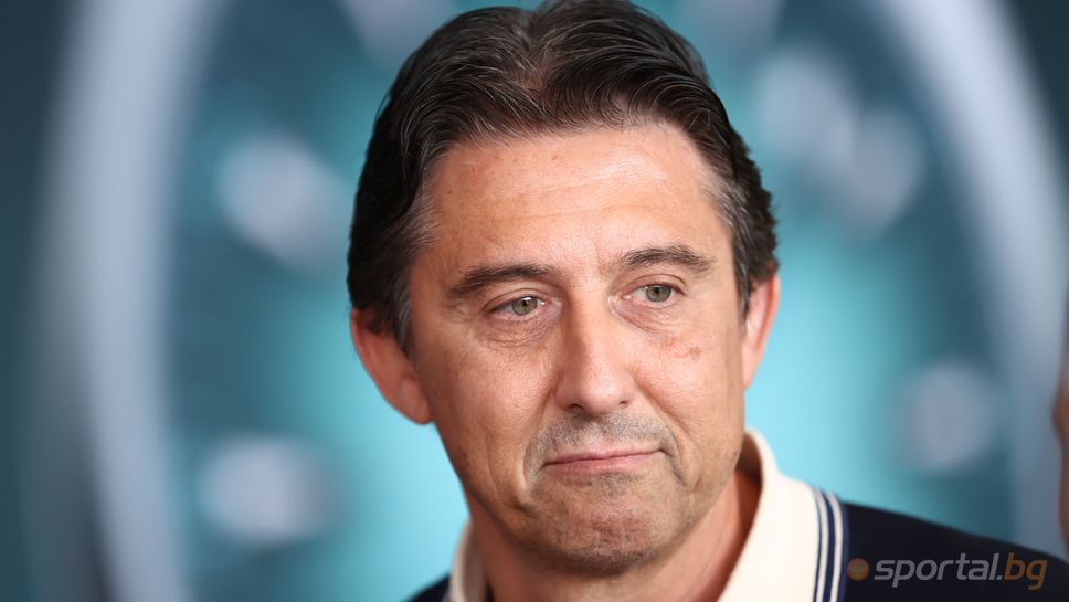 Изпълнителният директор на Левски Даниел Боримиров говори след жребия за