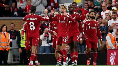  Ливърпул стартира отбраната на купата с драма, нерви, доста голове, ужасяваща отбрана и победа 