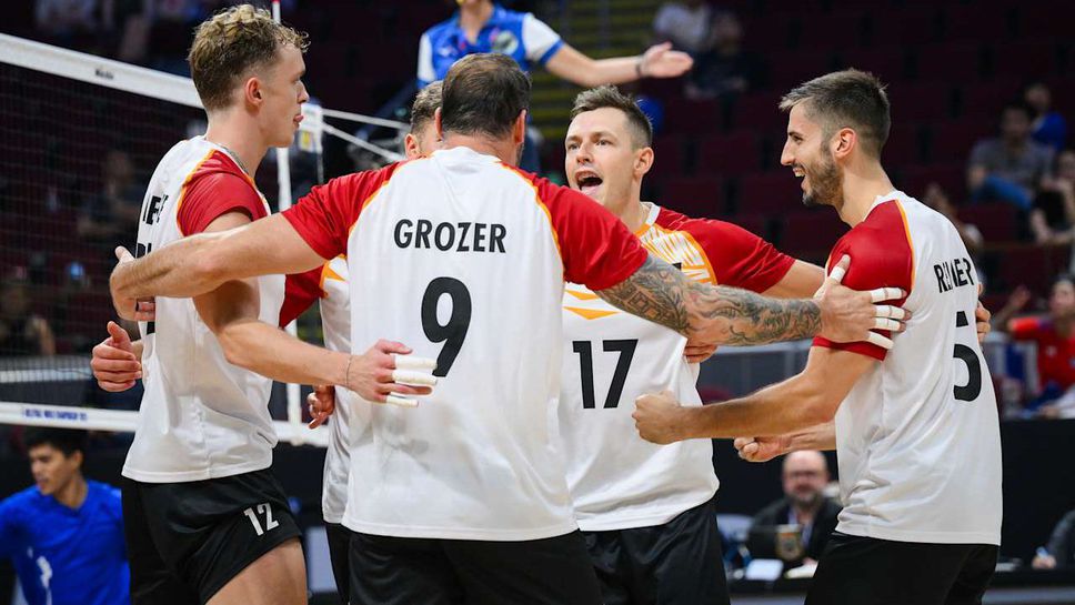 Волейболистите от националния отбор на Германия записа чиста първа победа