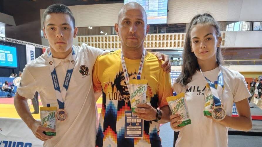 Петя Китова и Меран Мехмедов спечелиха сребърни медали на Eвропейската купа по джудо за прекадети в Сплит