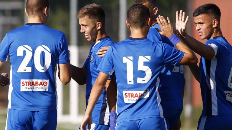 Димитър Иванов с втори гол за "сините" след грешни действия в противниковата отбрана